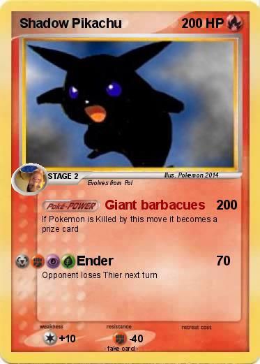 Pokemon Shadow Pikachu