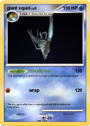 Pokemon giant squid