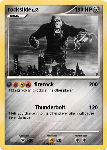 Pokemon rockslide