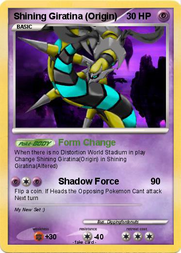 Pokemon Shining Giratina (Origin)