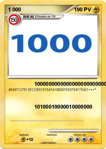 Pokemon 1 000