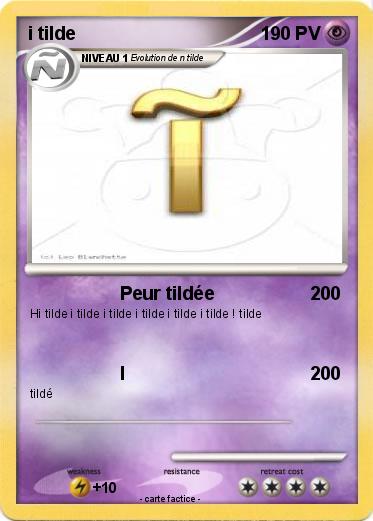 Pokemon i tilde