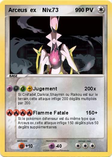 Pokemon Arceus  ex    Niv.73           9