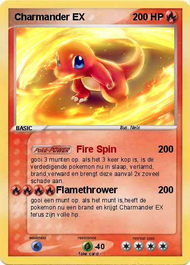 Pokemon Charmander EX