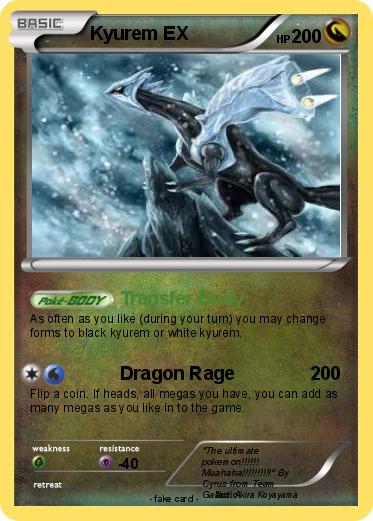 Pokemon Kyurem EX