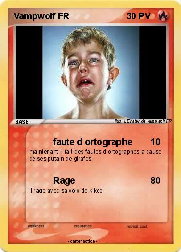 Pokemon Vampwolf FR