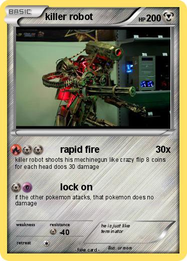 Pokemon killer robot