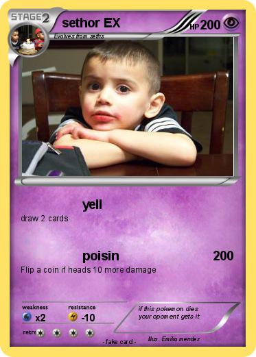 Pokemon sethor EX