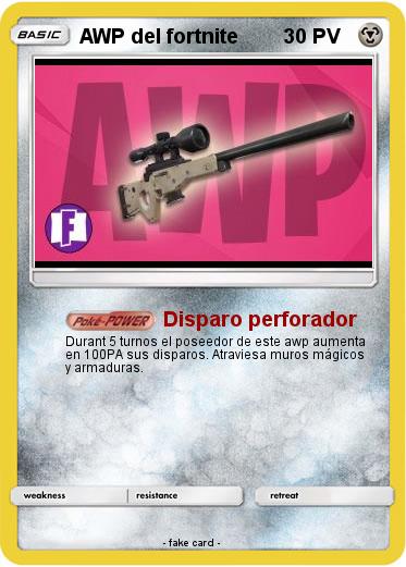 Pokemon AWP del fortnite