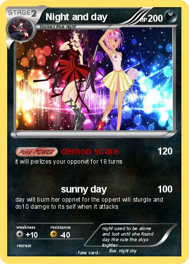 Pokemon Night and day