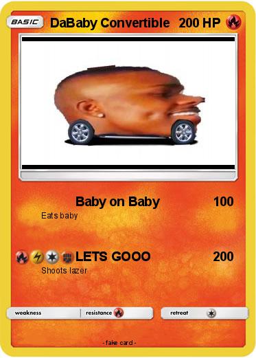 Pokemon DaBaby Convertible