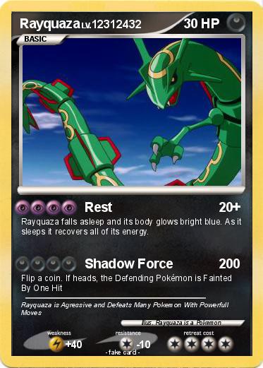 Pokemon Rayquaza
