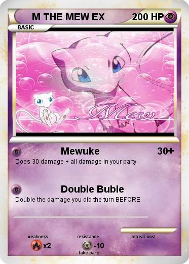 Pokemon M THE MEW EX