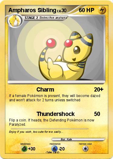 Pokemon Ampharos Sibling