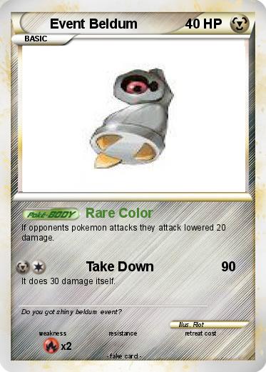 Pokemon Event Beldum