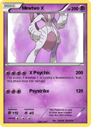 Pokemon Mewtwo X