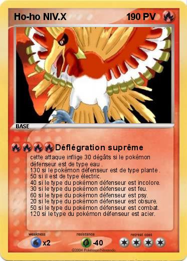 Pokemon Ho-ho NIV.X                       1      