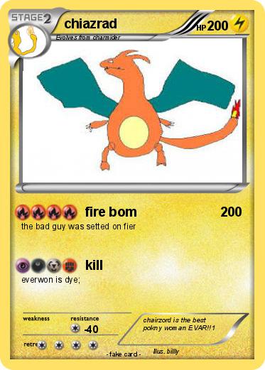 Pokemon chiazrad