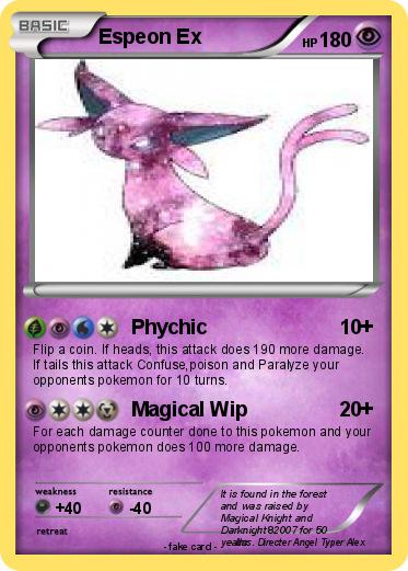 Pokemon Espeon Ex