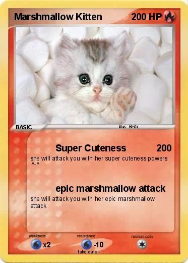 Pokemon Marshmallow Kitten