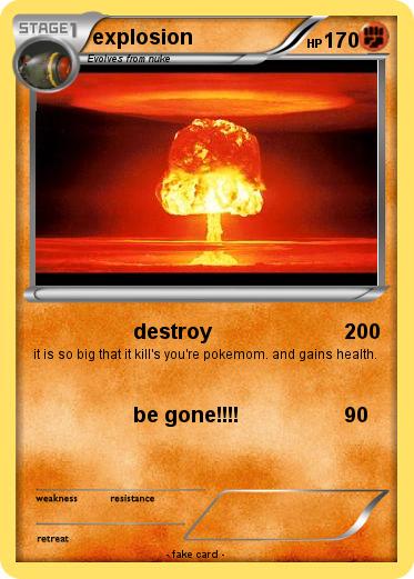 Pokemon explosion