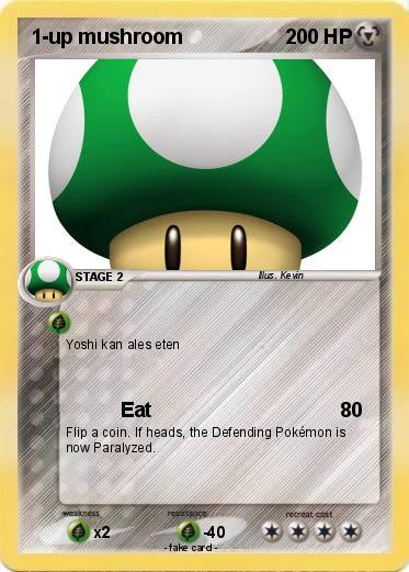 Pokemon 1-up mushroom