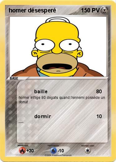 Pokemon homer désesperé