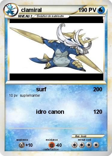Pokemon clamiral