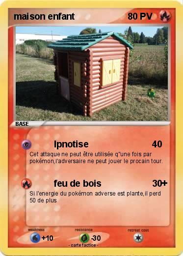 Pokemon maison enfant