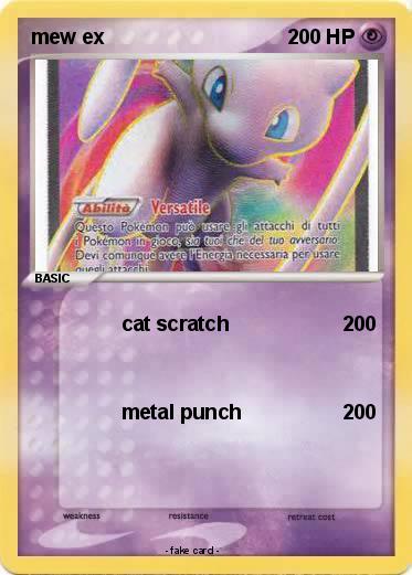 Pokemon mew ex
