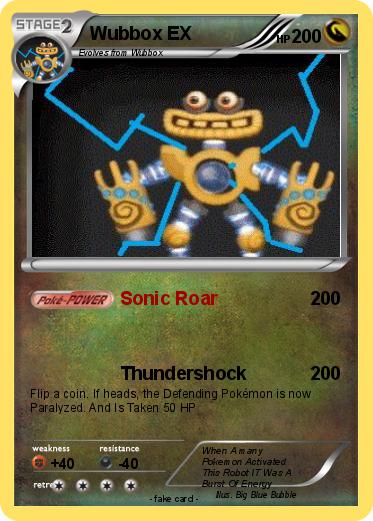 Pokemon Wubbox EX