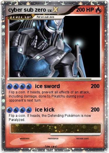 Pokemon cyber sub zero