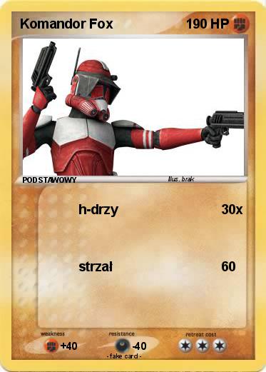 Pokemon Komandor Fox