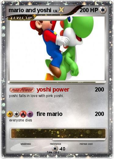 Pokemon mario and yoshi