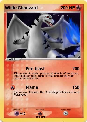 Pokemon White Charizard