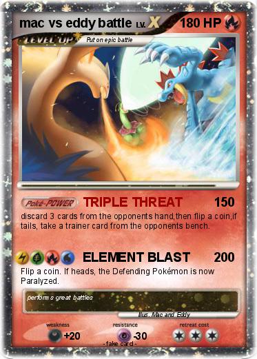 Pokemon mac vs eddy battle