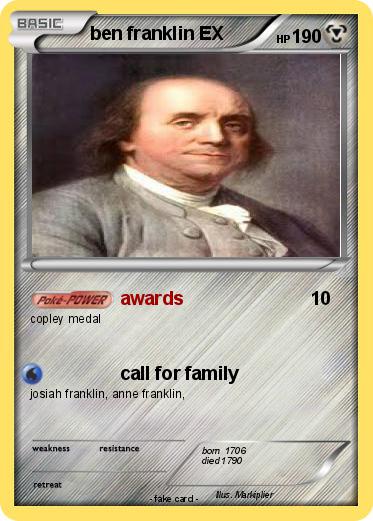 Pokemon ben franklin EX