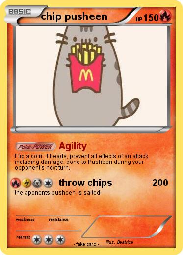 Pokemon chip pusheen