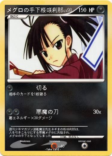 Pokemon メグロの手下桜咲刹那