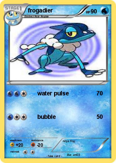 Pokemon frogadier
