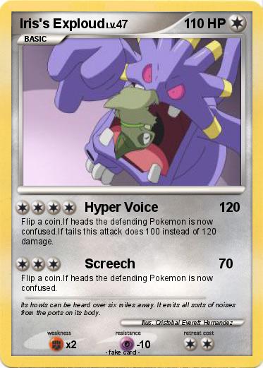 Pokemon Iris's Exploud
