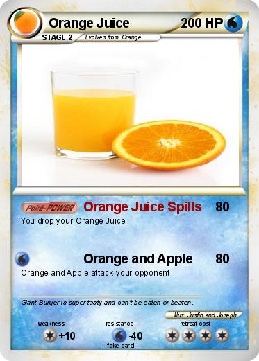 Pokemon Orange Juice