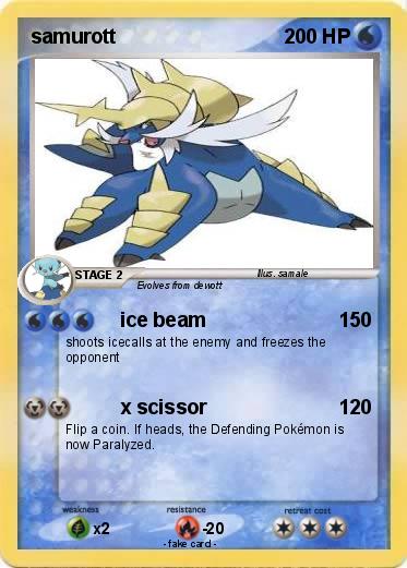 Pokemon samurott