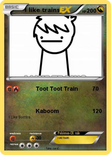 Pokemon I like trains