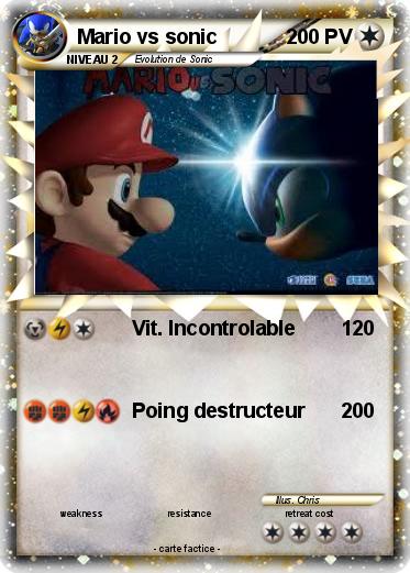 Pokemon Mario vs sonic