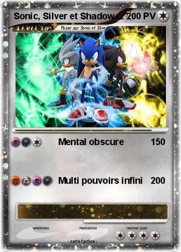Pokemon Sonic, Silver et Shadow