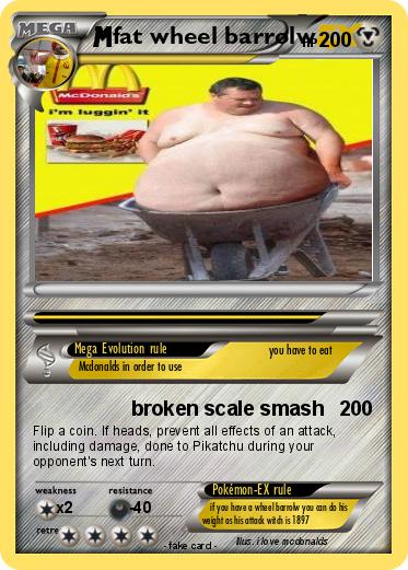 Pokemon fat wheel barrolw