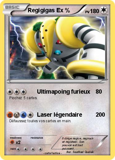 Pokemon Regigigas Ex %