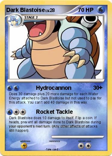 Pokemon Dark Blastoise