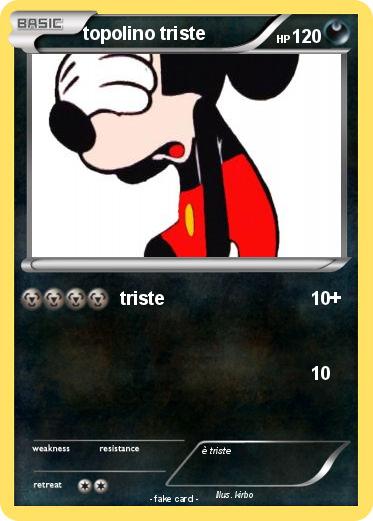 Pokemon topolino triste